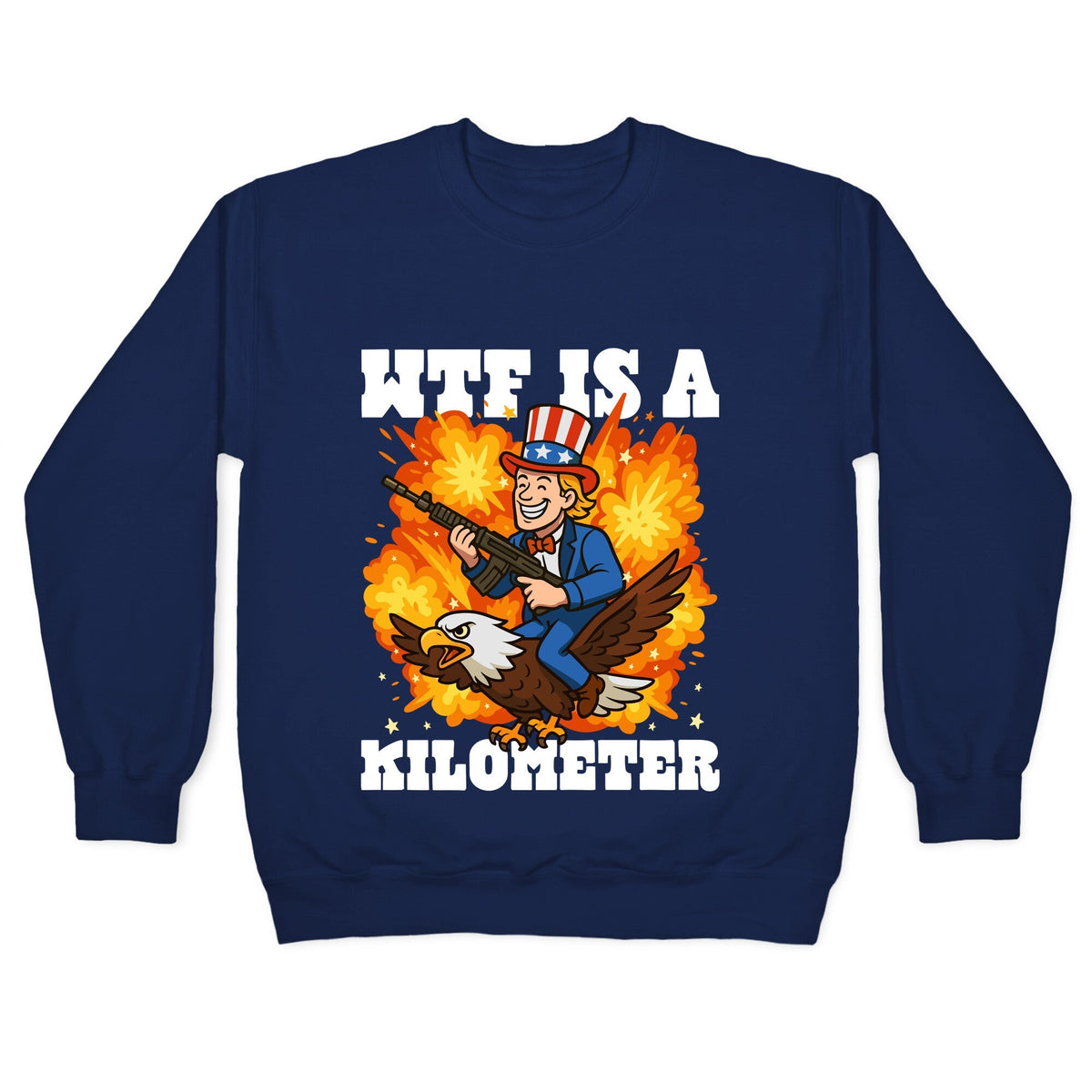 WTF Is A Kilometer Crewneck Unisex