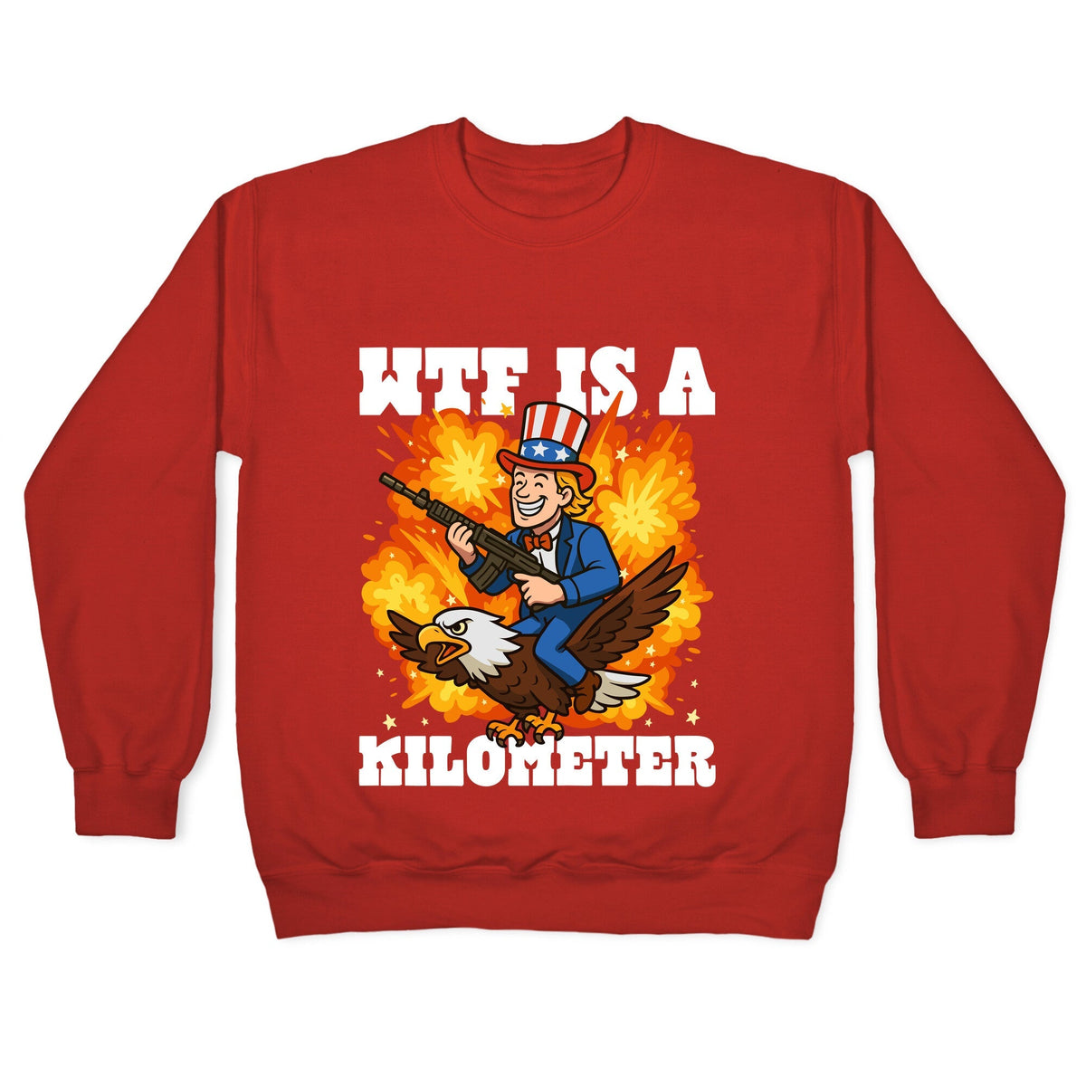 WTF Is A Kilometer Crewneck Unisex
