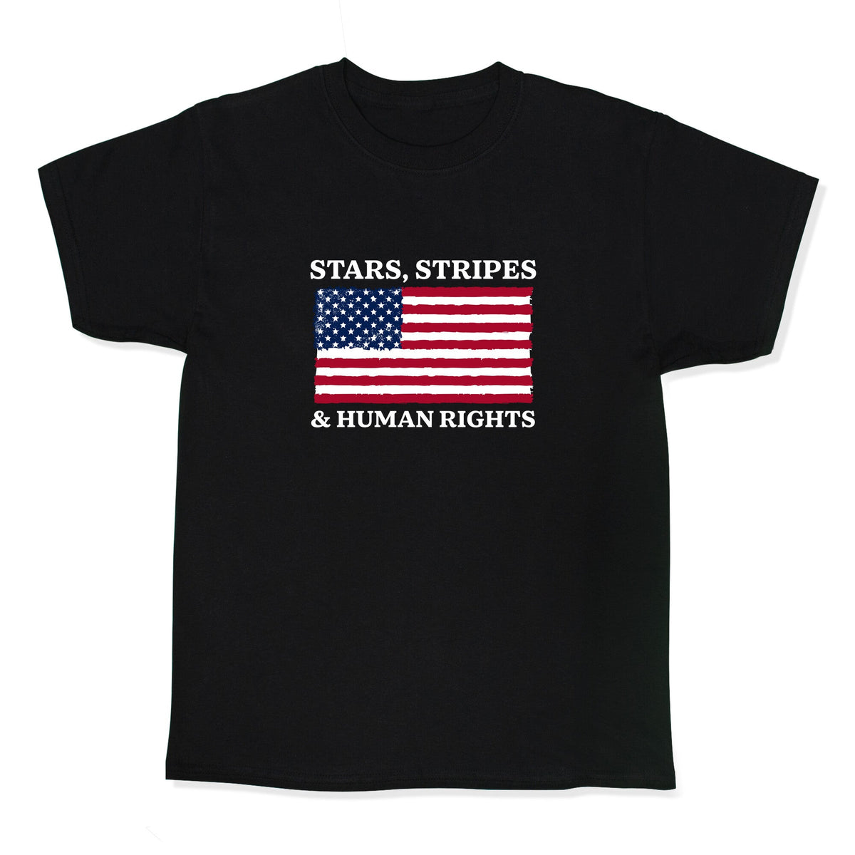 Stars Stripes And Human Rights Kids Tee Unisex