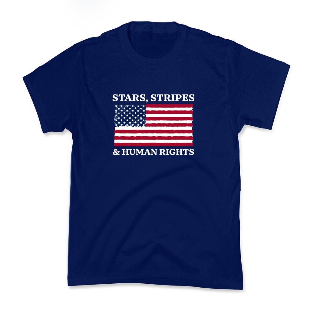 Stars Stripes And Human Rights Kids Tee Unisex