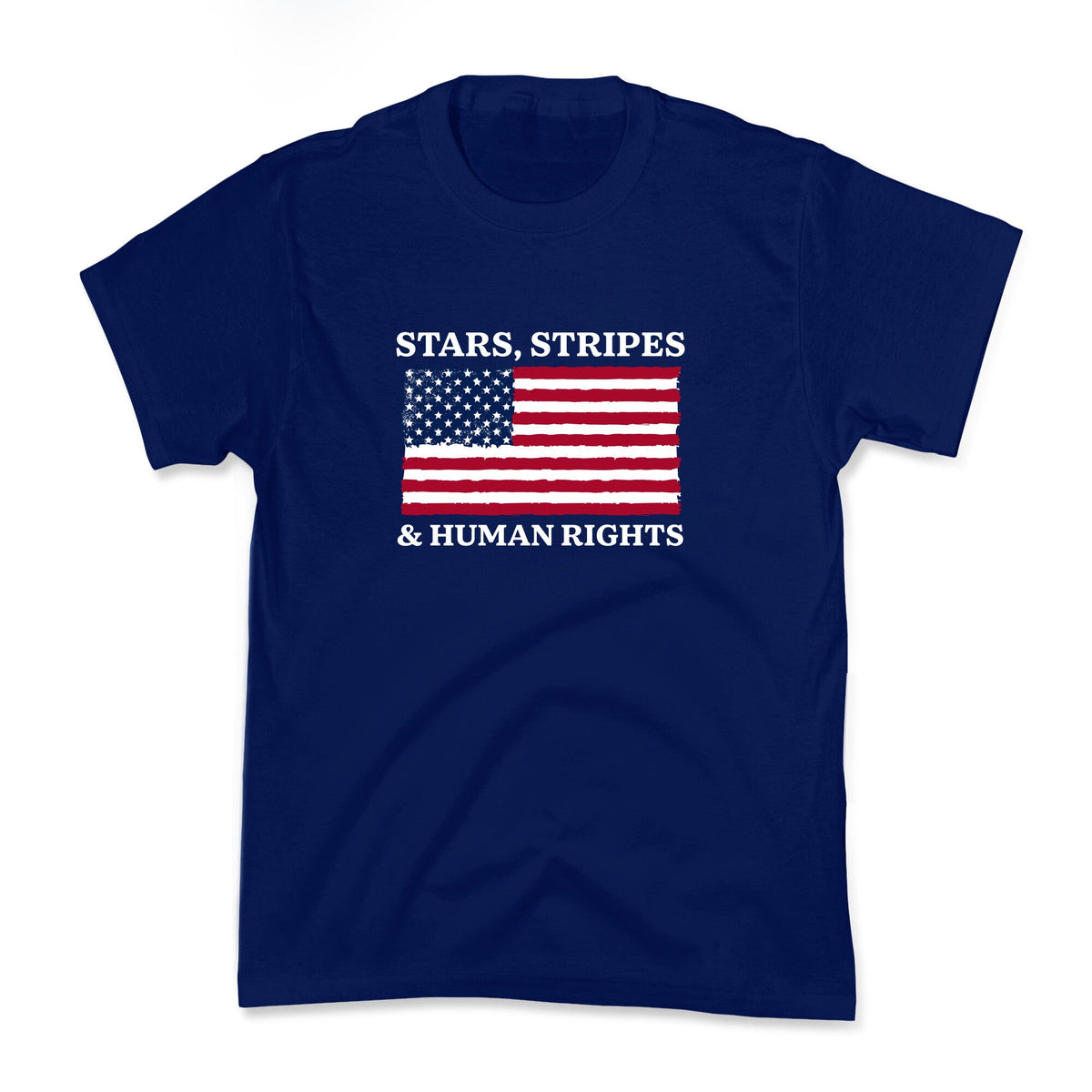 Stars Stripes And Human Rights Kids Tee Unisex
