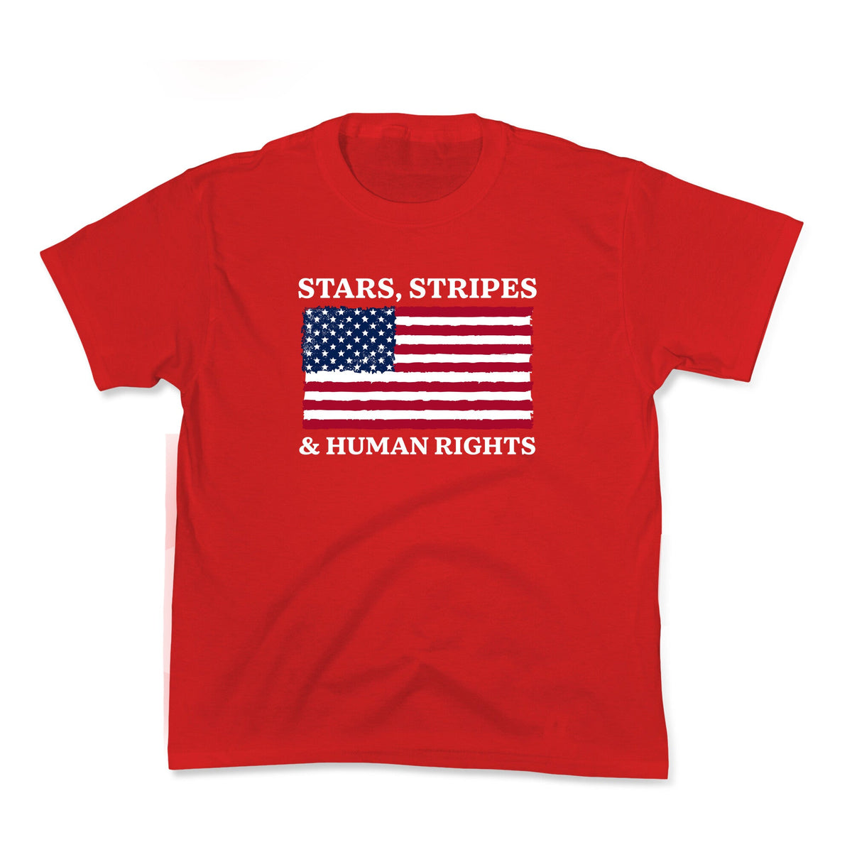 Stars Stripes And Human Rights Kids Tee Unisex