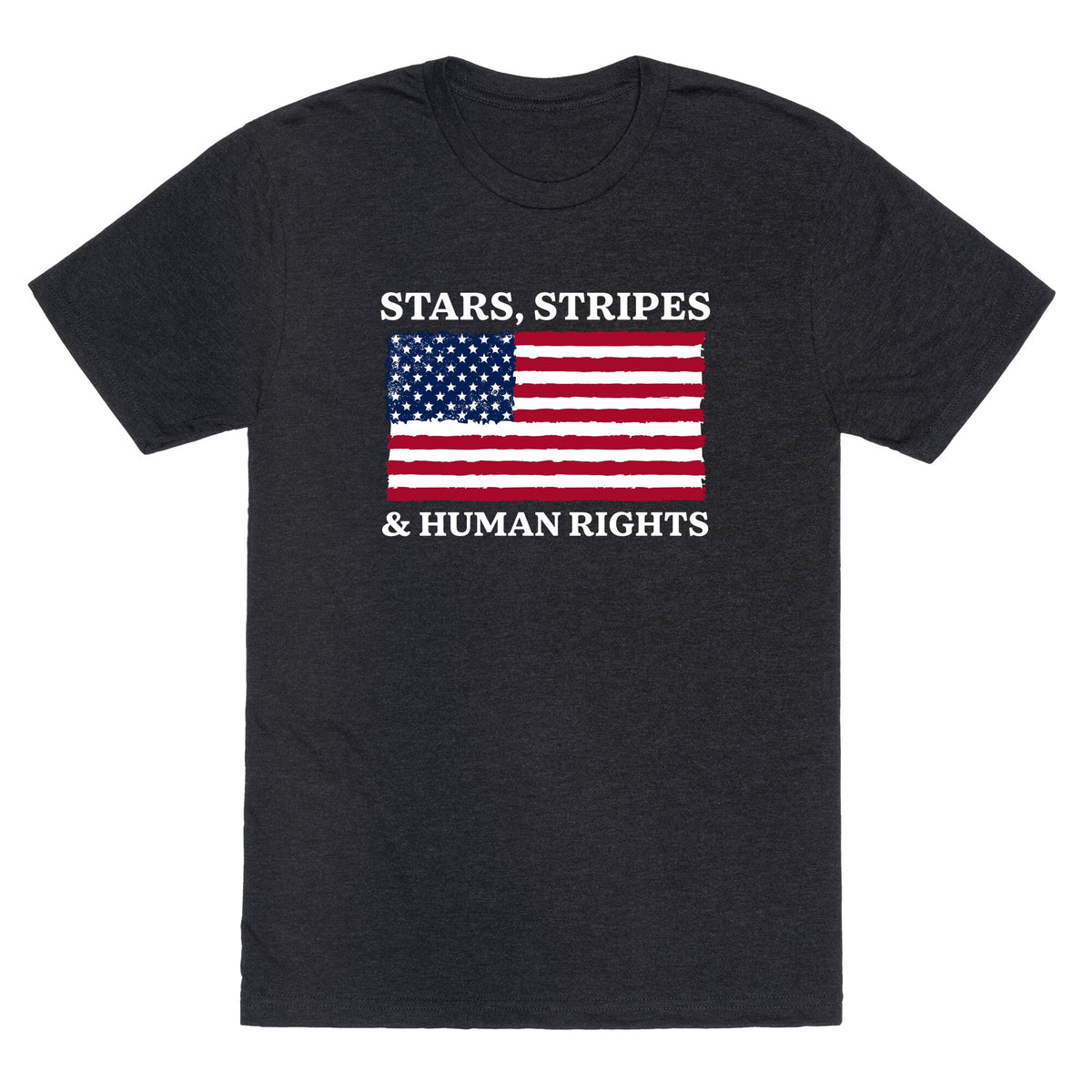 Stars Stripes And Human Rights Unisex Triblend Tee Unisex