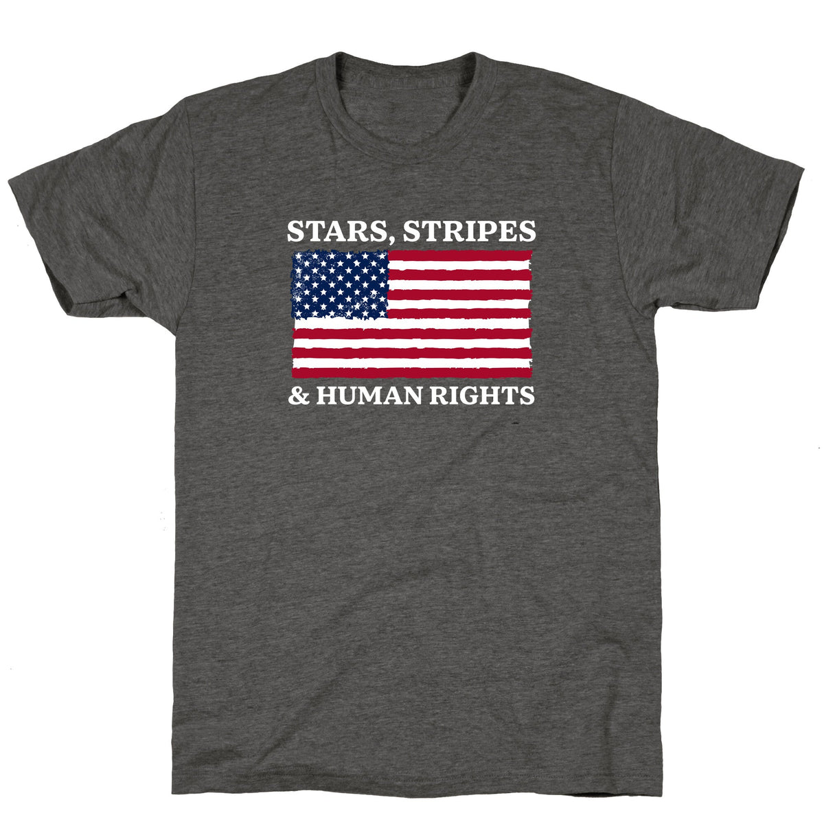 Stars Stripes And Human Rights Unisex Triblend Tee Unisex