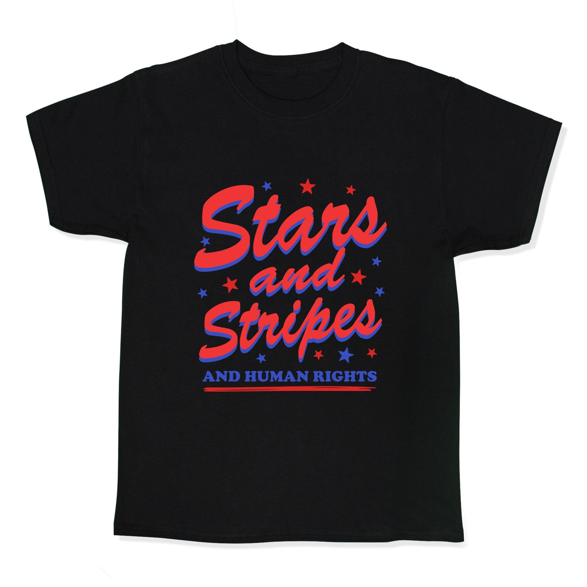 Starts Stripes Human Rights Kids Tee Unisex
