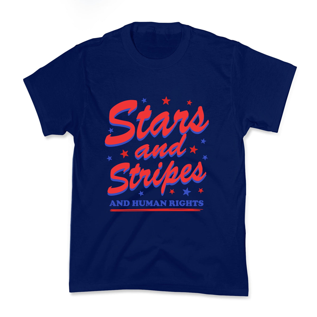 Starts Stripes Human Rights Kids Tee Unisex