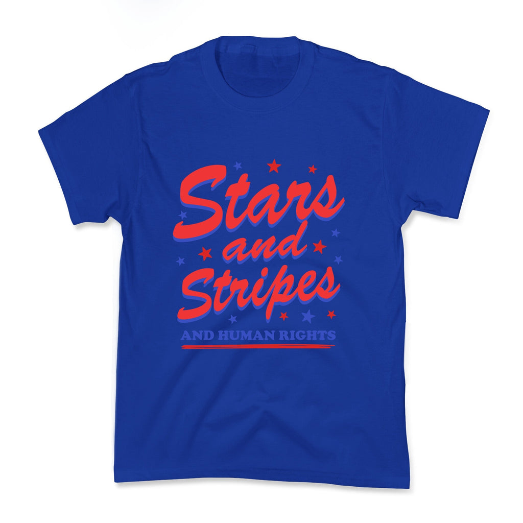 Starts Stripes Human Rights Kids Tee Unisex