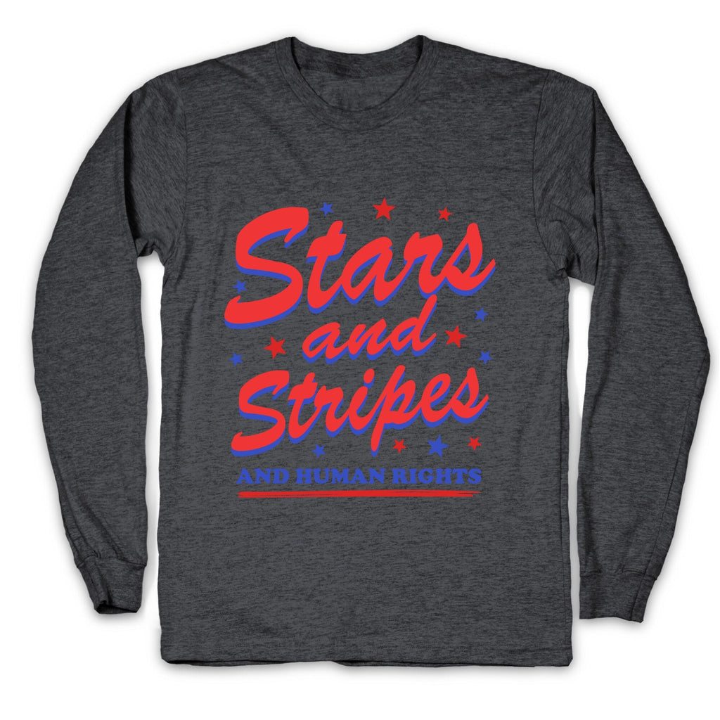 Starts Stripes Human Rights Longsleeve Tee Unisex