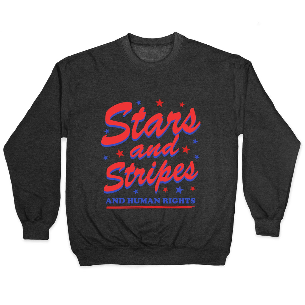 Starts Stripes Human Rights Crewneck Unisex