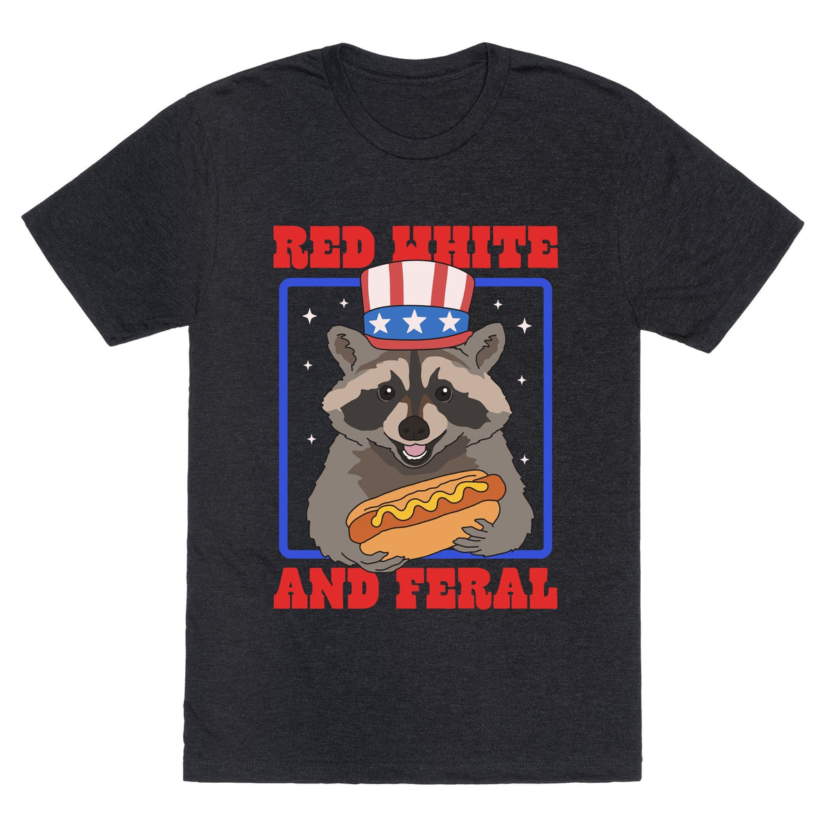 Red White And Feral Unisex Triblend Tee Unisex