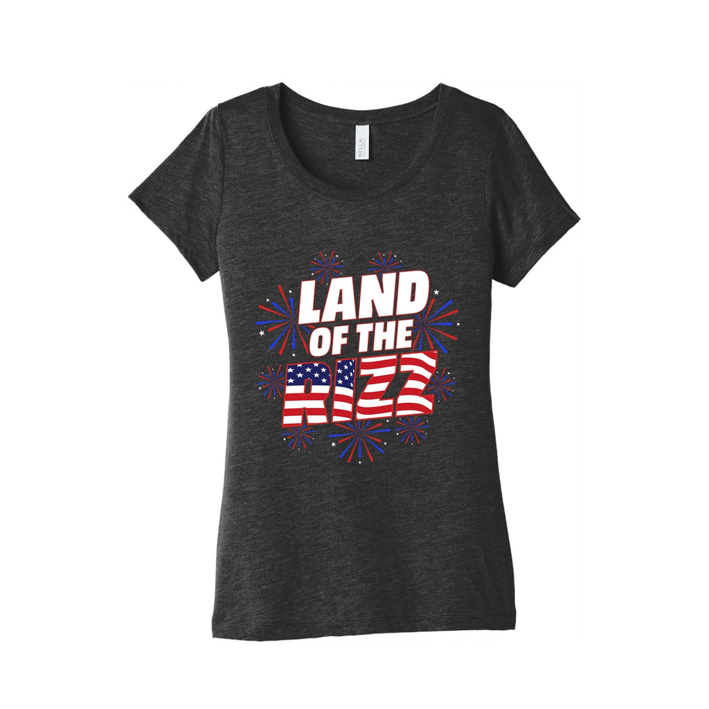 Land of the Rizz Womens Triblend Tee Unisex