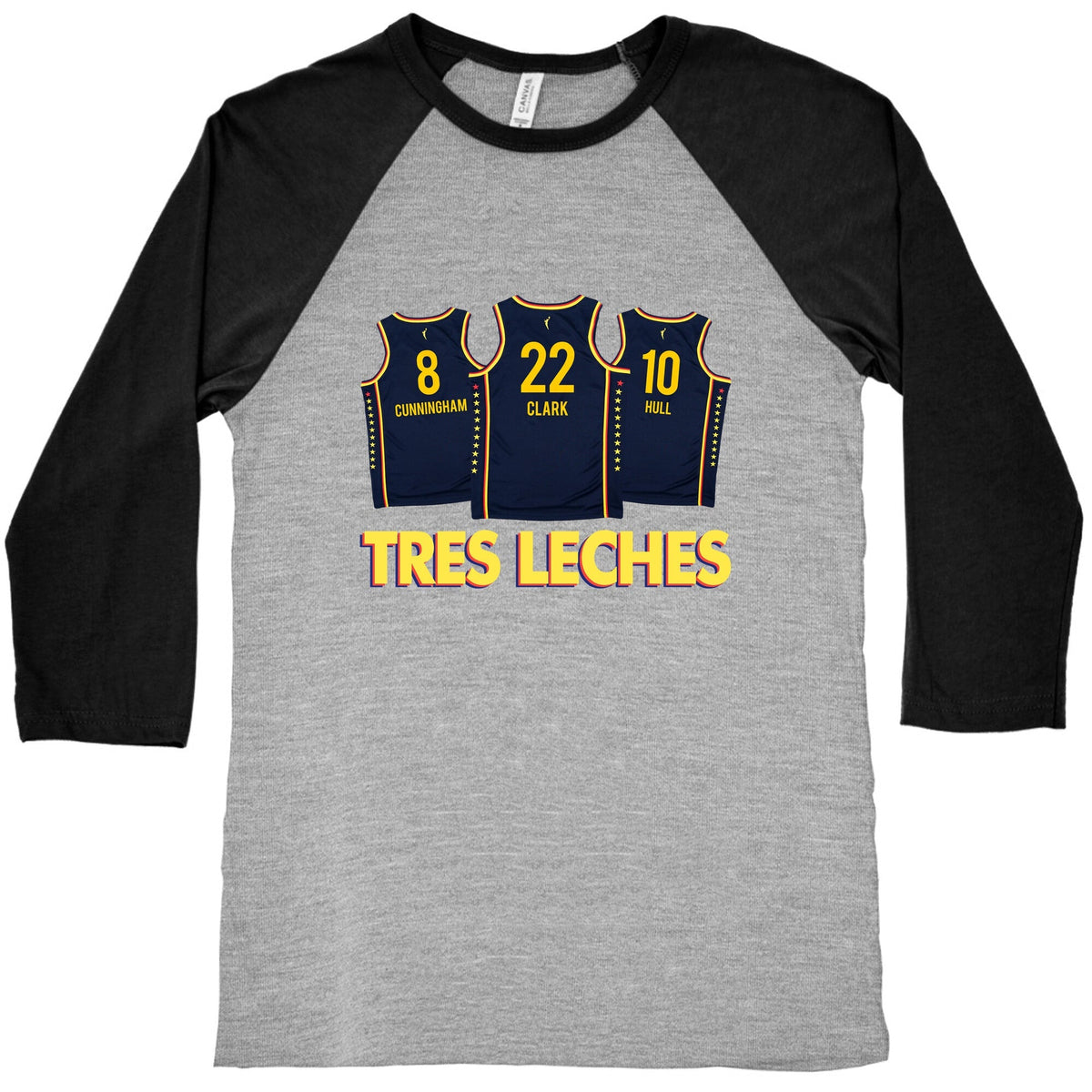Tres Leches Baseball Tee Unisex