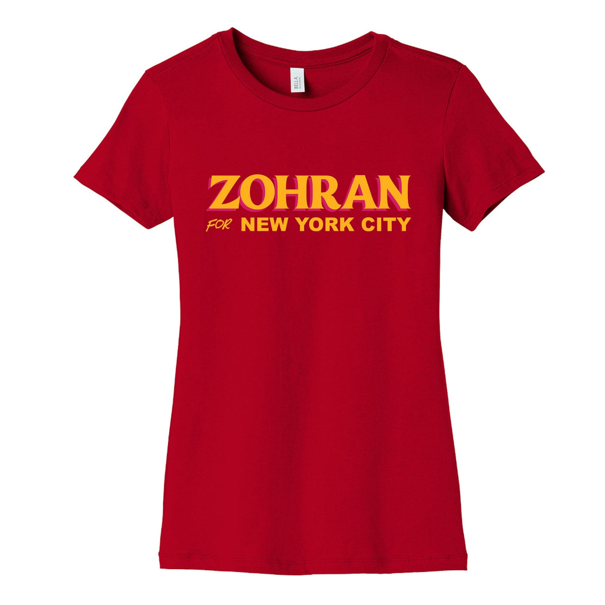 Zohran for New York City Womens Cotton Tee Unisex