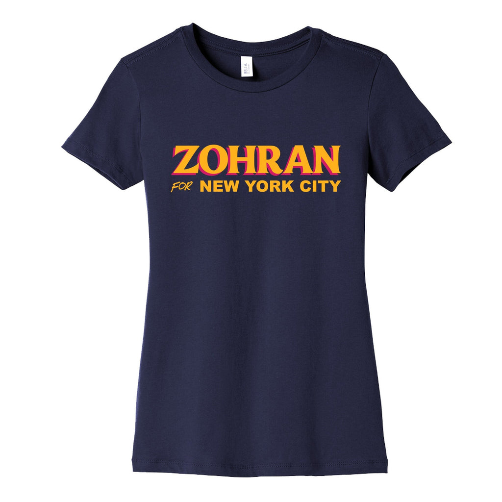 Zohran for New York City Womens Cotton Tee Unisex