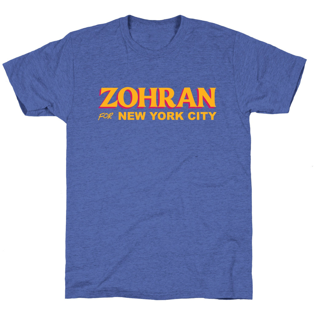 Zohran for New York City Unisex Triblend Tee Unisex