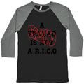 A Freako Is Not A Rico Baseball Tee Unisex