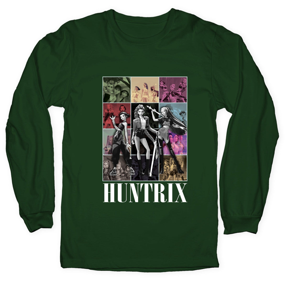 Huntrix Kpop Demon Hunters Longsleeve Tee Unisex
