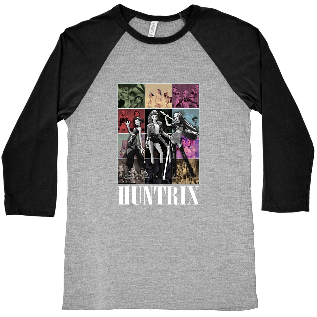 Huntrix Kpop Demon Hunters Baseball Tee Unisex