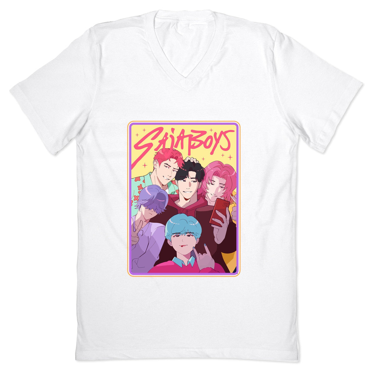 Sajaboys Kpop Demon Hunters V-Neck Unisex