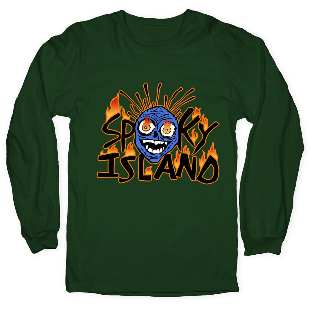 Spooky Island Longsleeve Tee Unisex