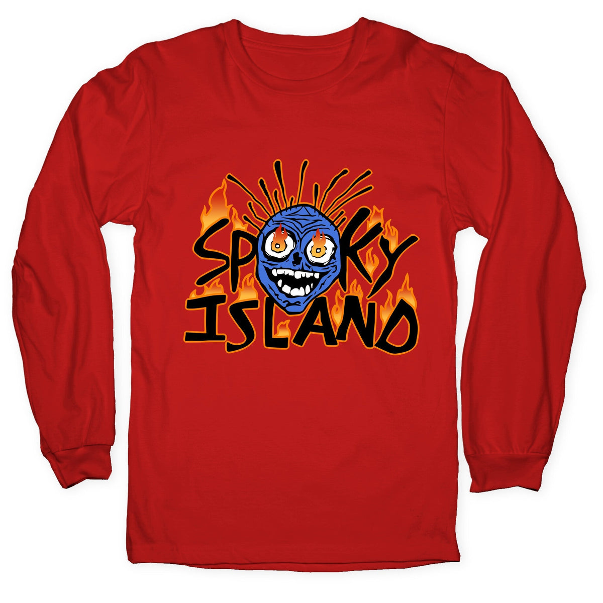 Spooky Island Longsleeve Tee Unisex