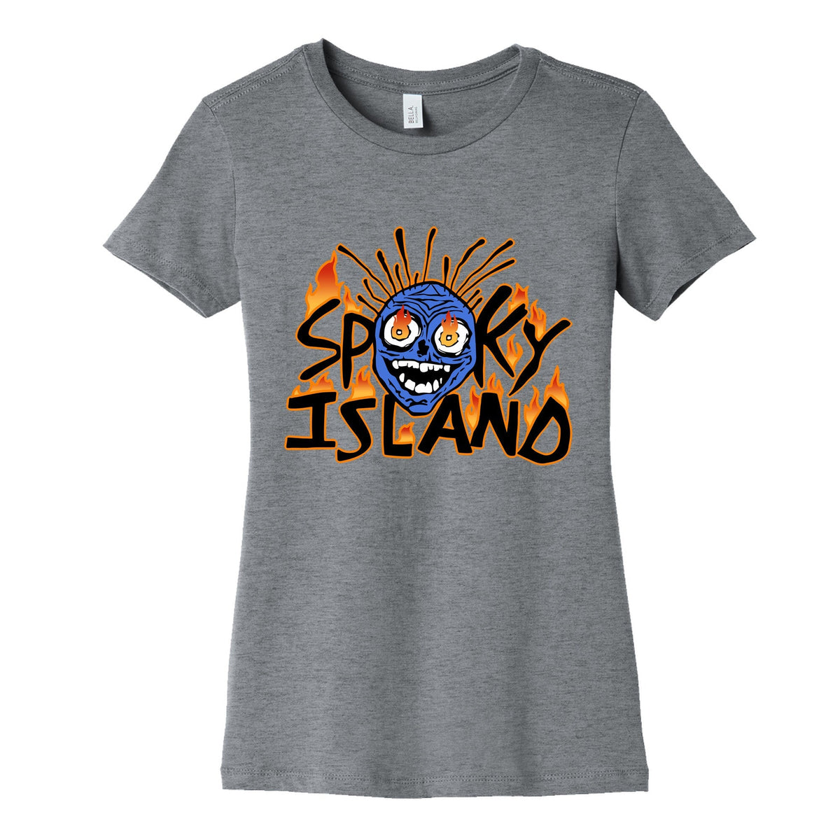 Spooky Island Womens Cotton Tee Unisex