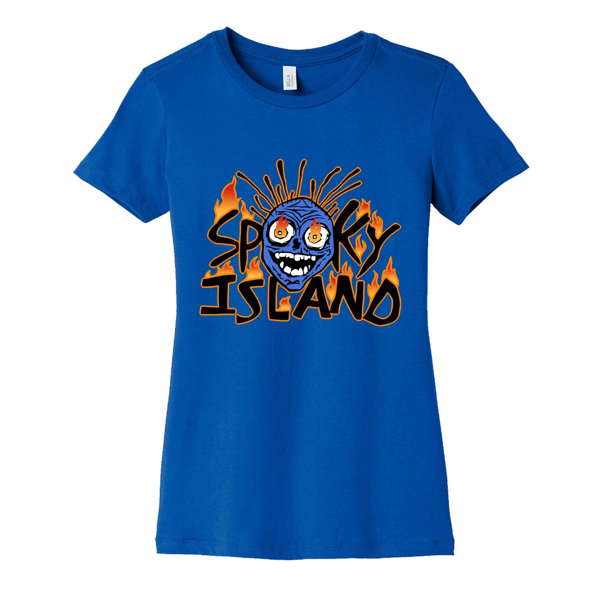 Spooky Island Womens Cotton Tee Unisex