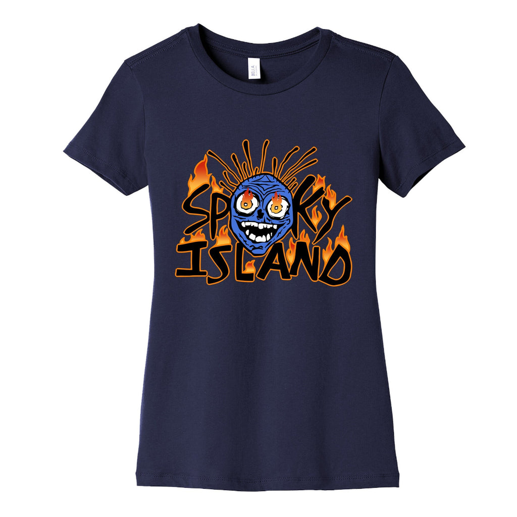 Spooky Island Womens Cotton Tee Unisex