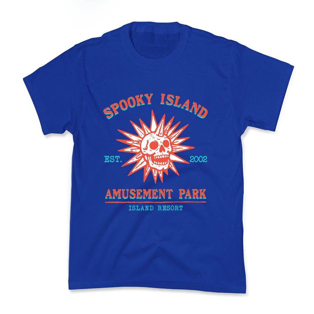 Spooky Island Retro Kids Tee Unisex
