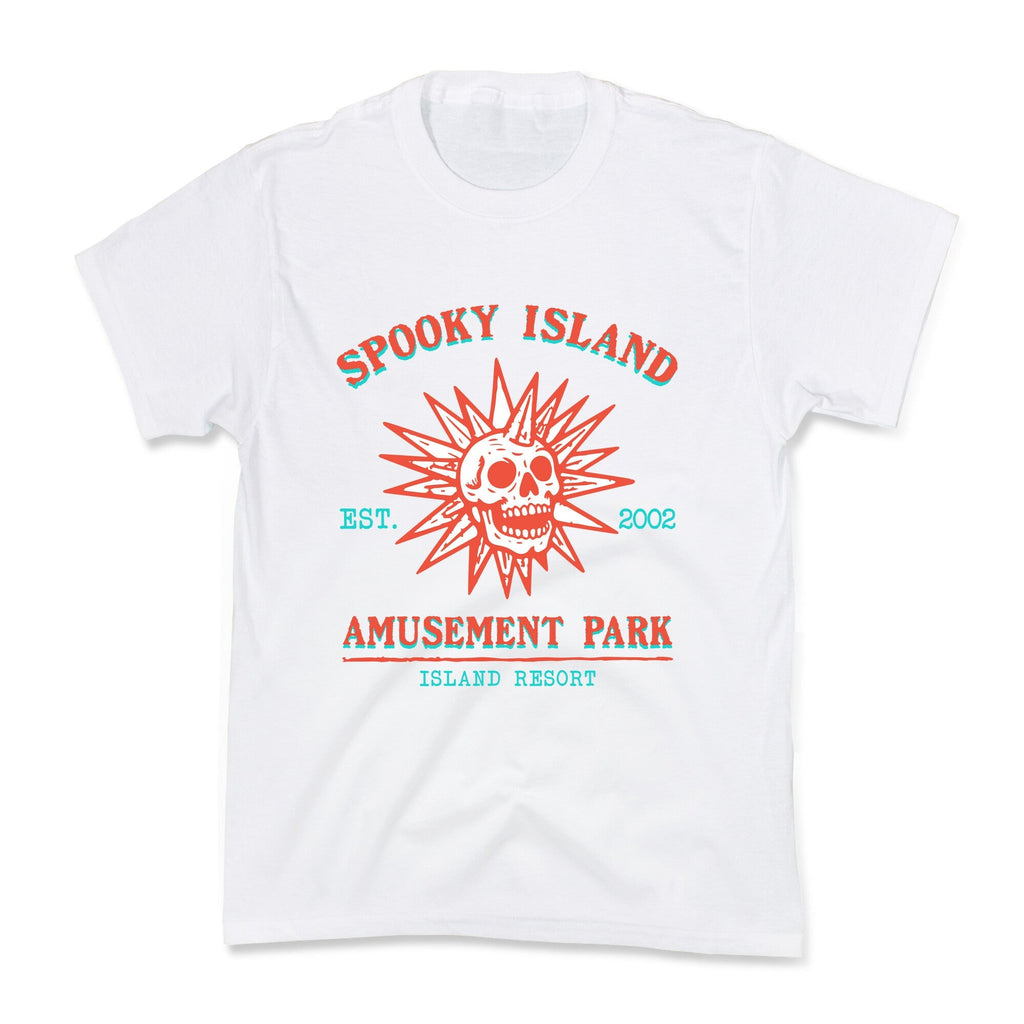 Spooky Island Retro Kids Tee Unisex