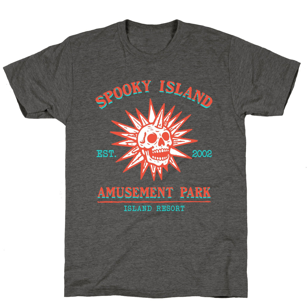 Spooky Island Retro Unisex Triblend Tee Unisex