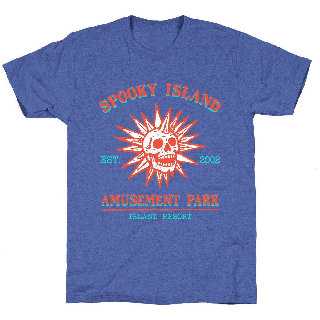 Spooky Island Retro Unisex Triblend Tee Unisex