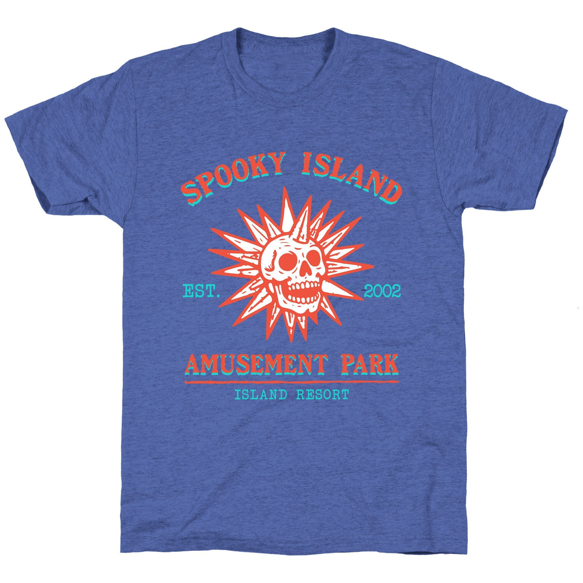 Spooky Island Retro Unisex Triblend Tee Unisex