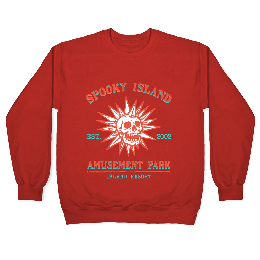 Spooky Island Retro Crewneck Unisex