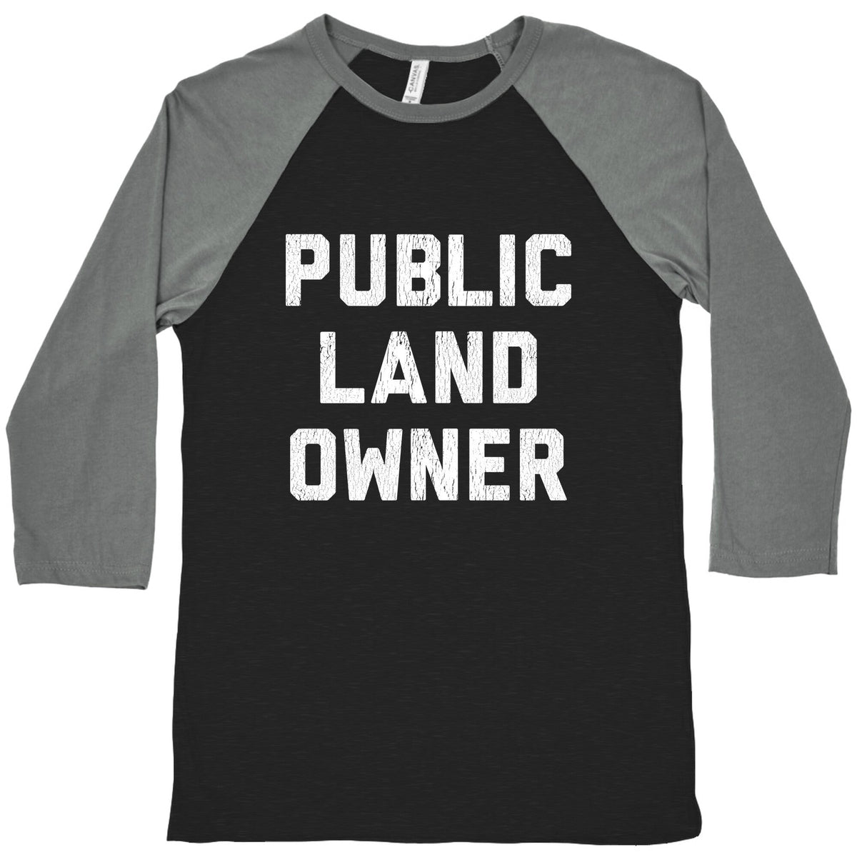 Public Land Owner Baseball Tee Unisex