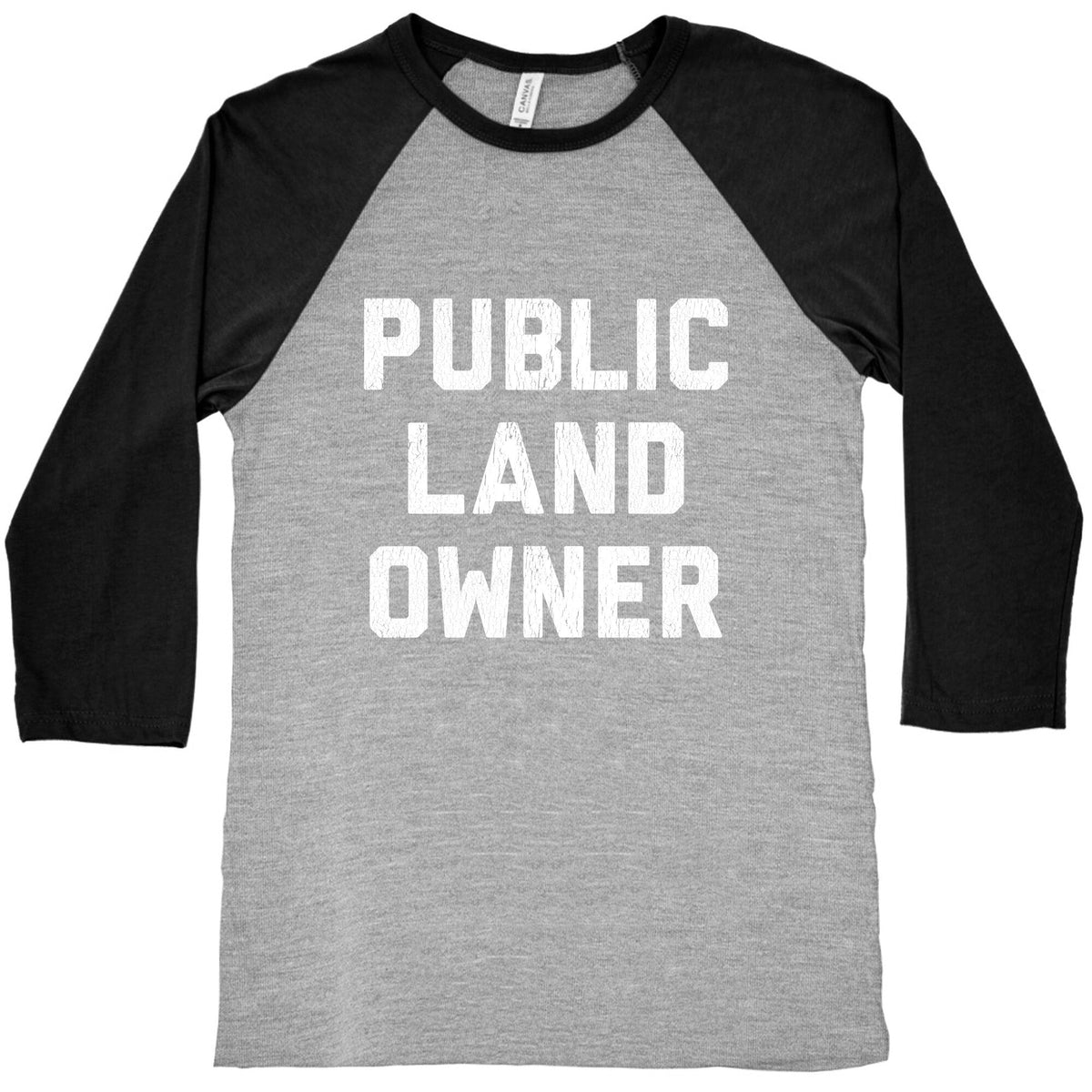 Public Land Owner Baseball Tee Unisex
