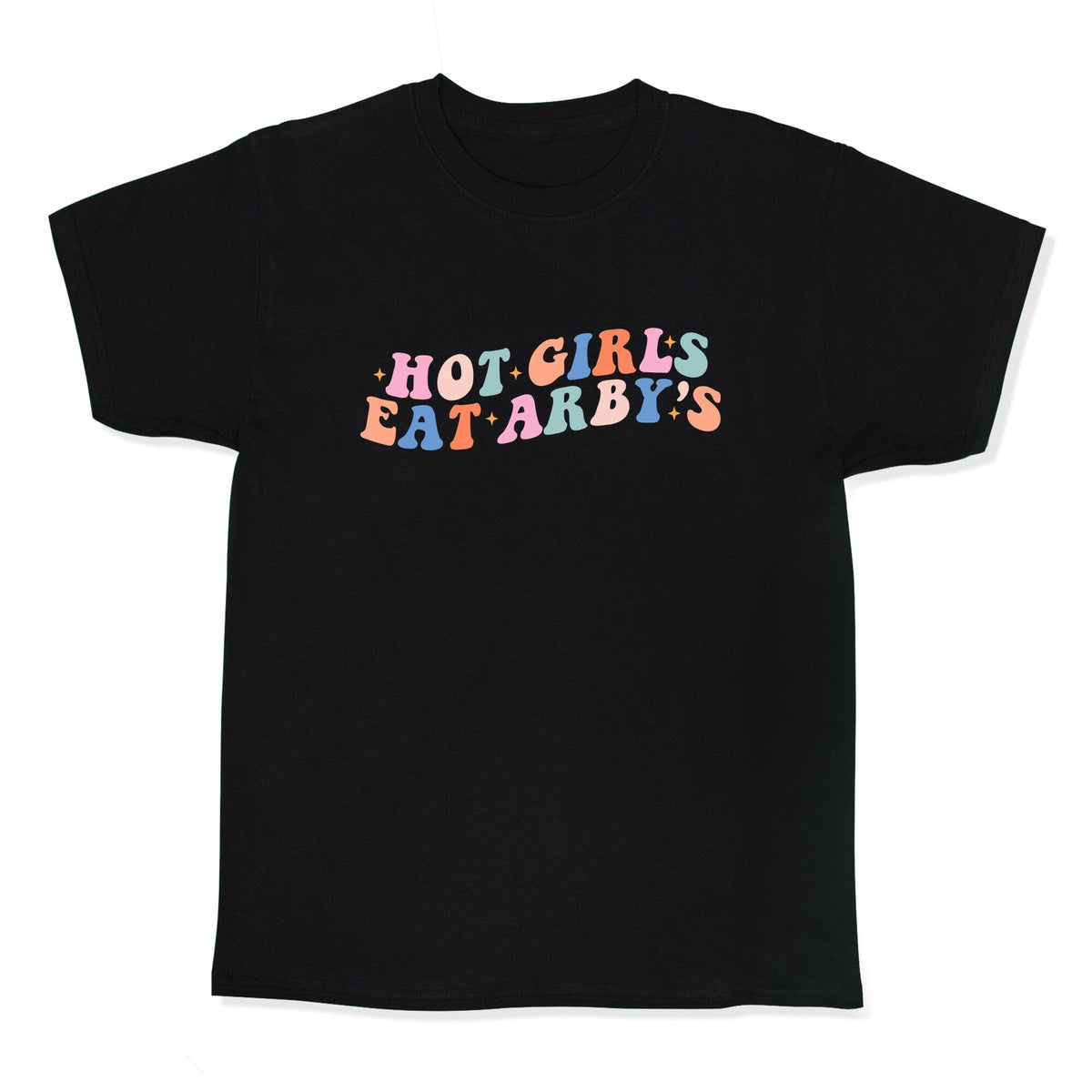 Hot Girls Eat Arbys Retro Kids Tee Unisex