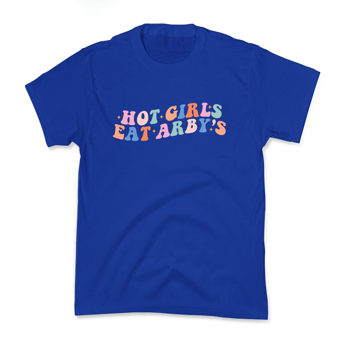 Hot Girls Eat Arbys Retro Kids Tee Unisex