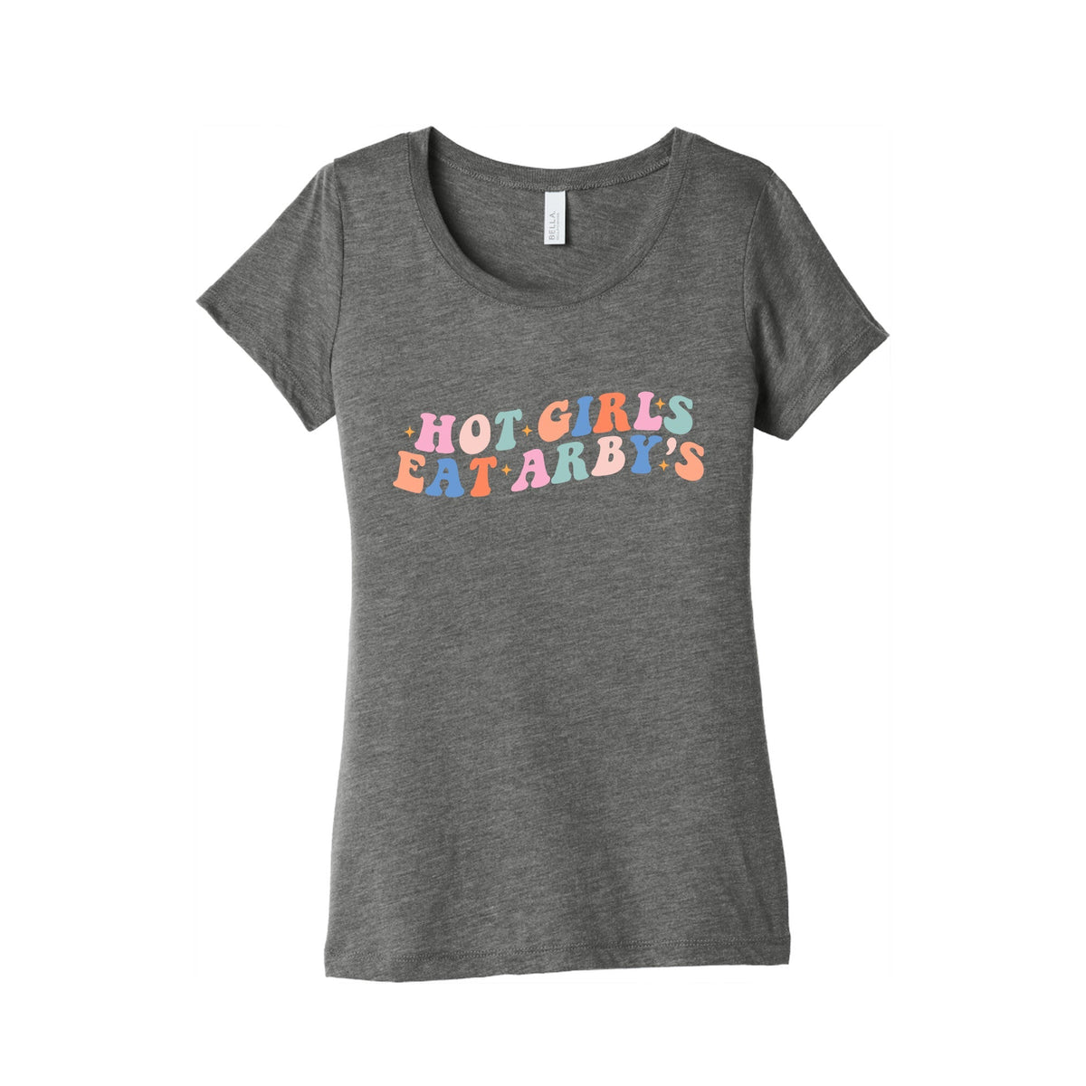 Hot Girls Eat Arbys Retro Womens Triblend Tee Unisex