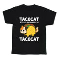 Tacocat Spelled Backwards Kids Tee Unisex