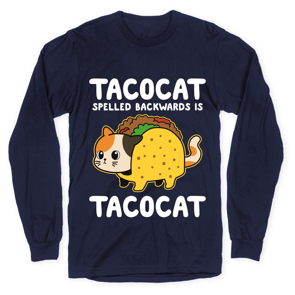 Tacocat Spelled Backwards Longsleeve Tee Unisex