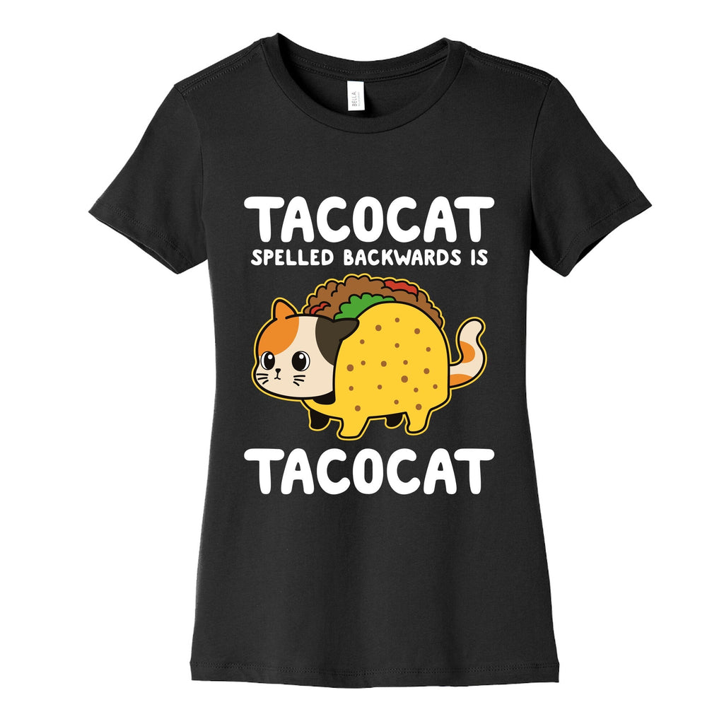 Tacocat Spelled Backwards Womens Cotton Tee Unisex