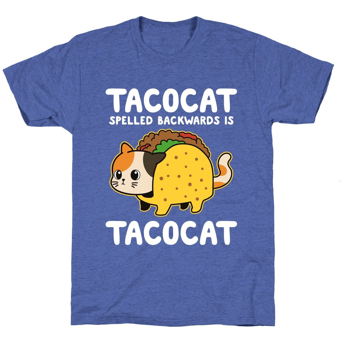 Tacocat Spelled Backwards Unisex Triblend Tee Unisex