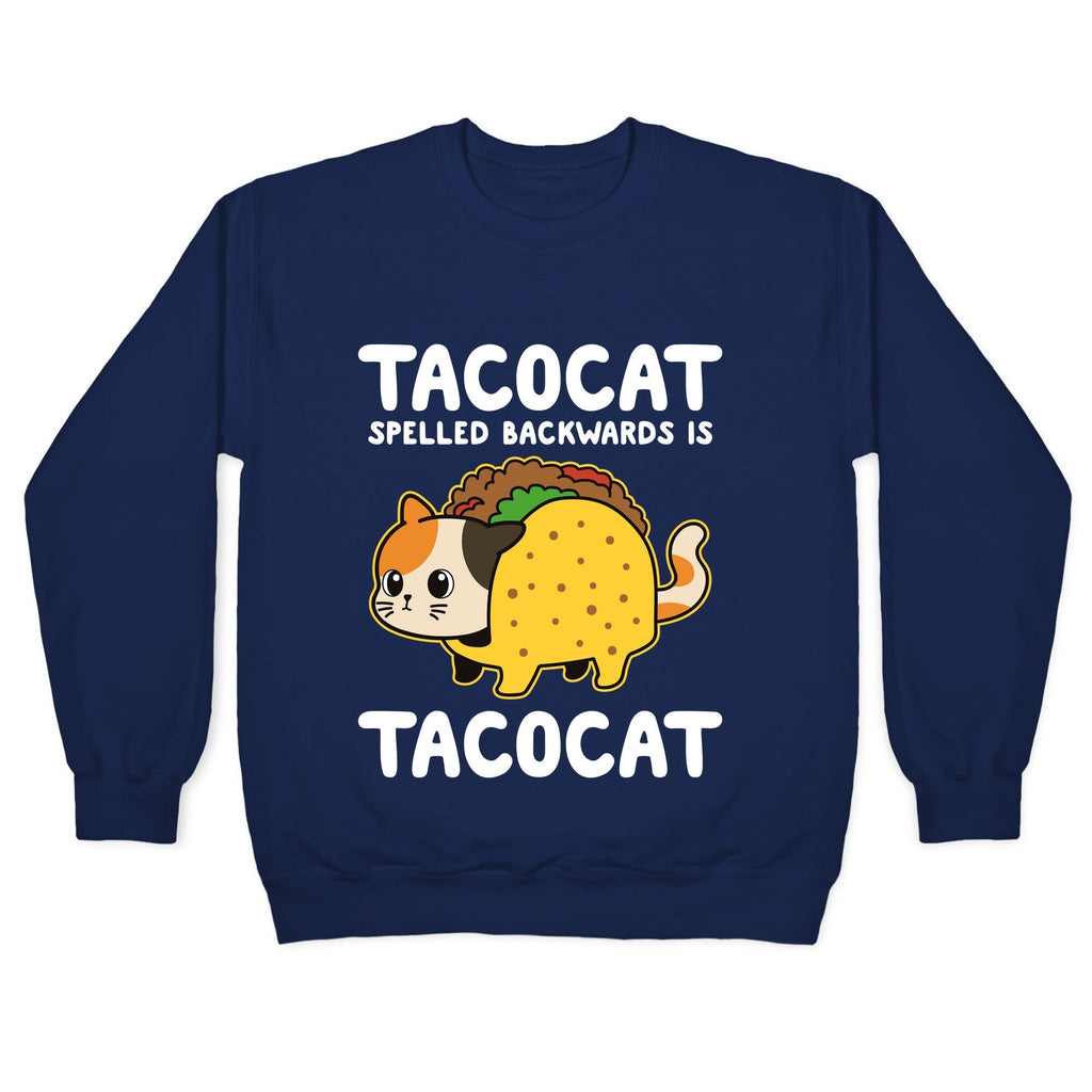 Tacocat Spelled Backwards Crewneck Unisex