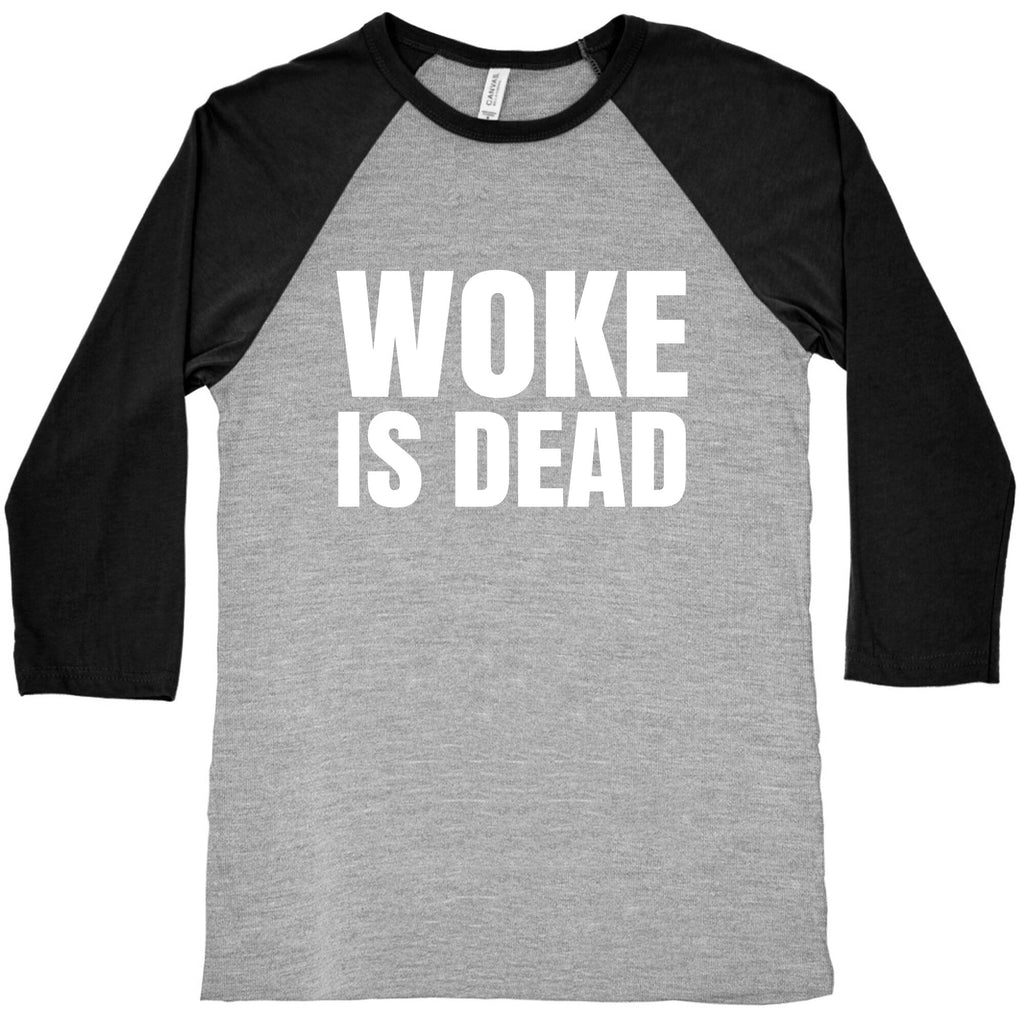 Woke Is Dead Cartman Baseball Tee Unisex