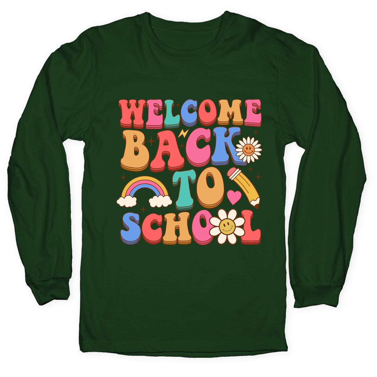 Welcome Back to School Longsleeve Tee Unisex