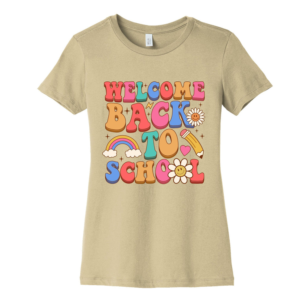 Welcome Back to School Womens Cotton Tee Unisex