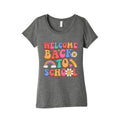 Welcome Back to School Womens Triblend Tee Unisex