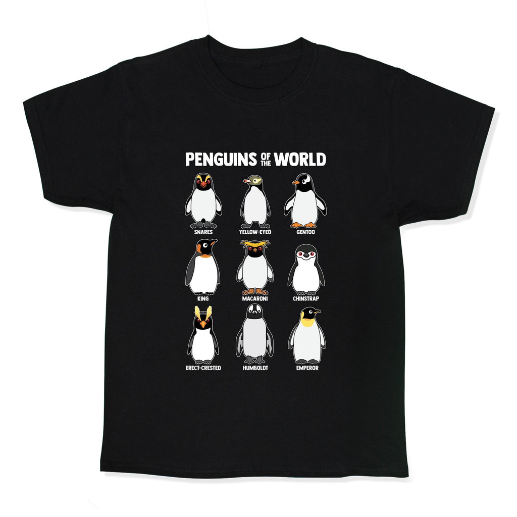 Penguins of the World Kids Tee Unisex