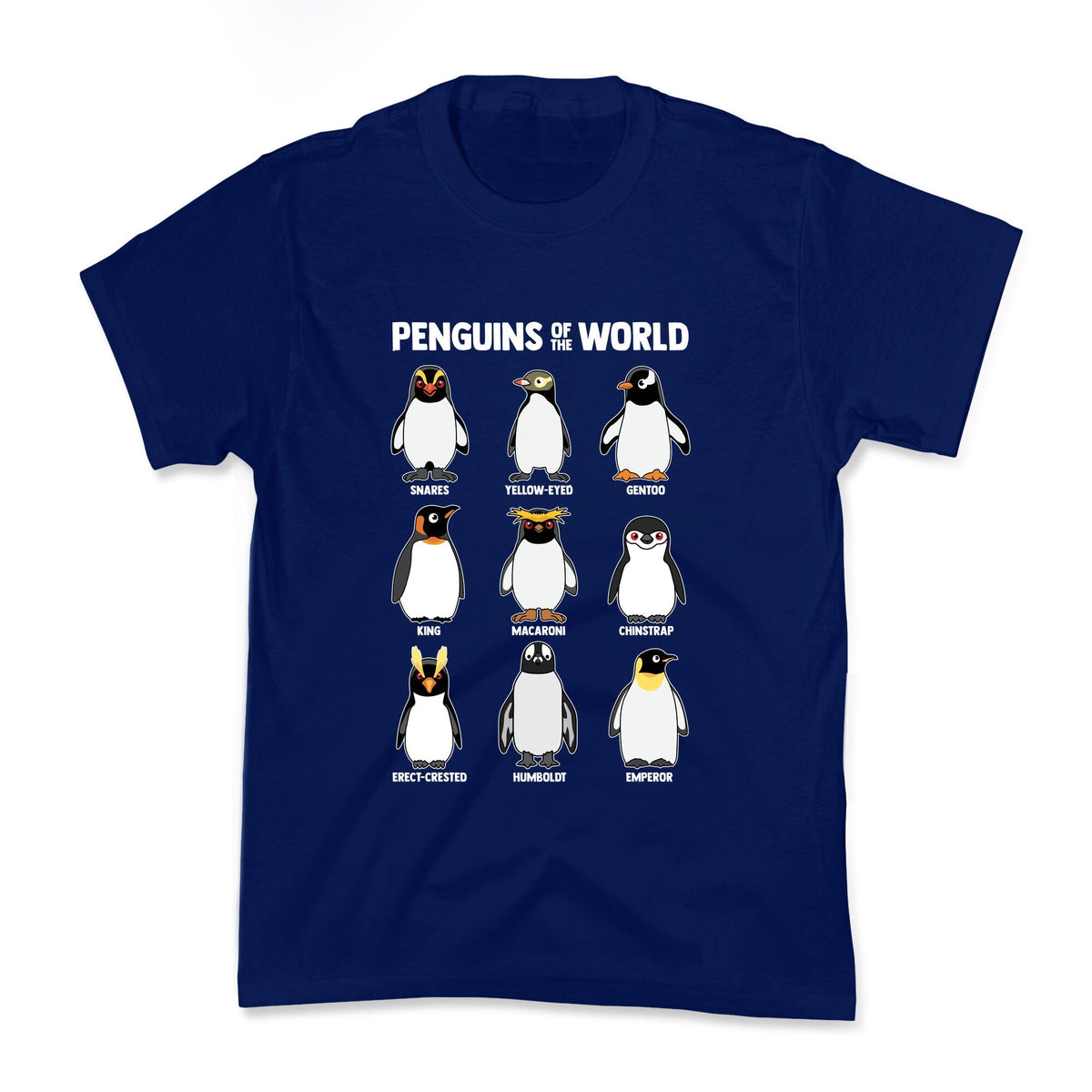 Penguins of the World Kids Tee Unisex